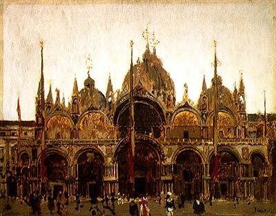 Basilika San Marco, Venedig, ca. 1895-96 von Walter Richard Sickert